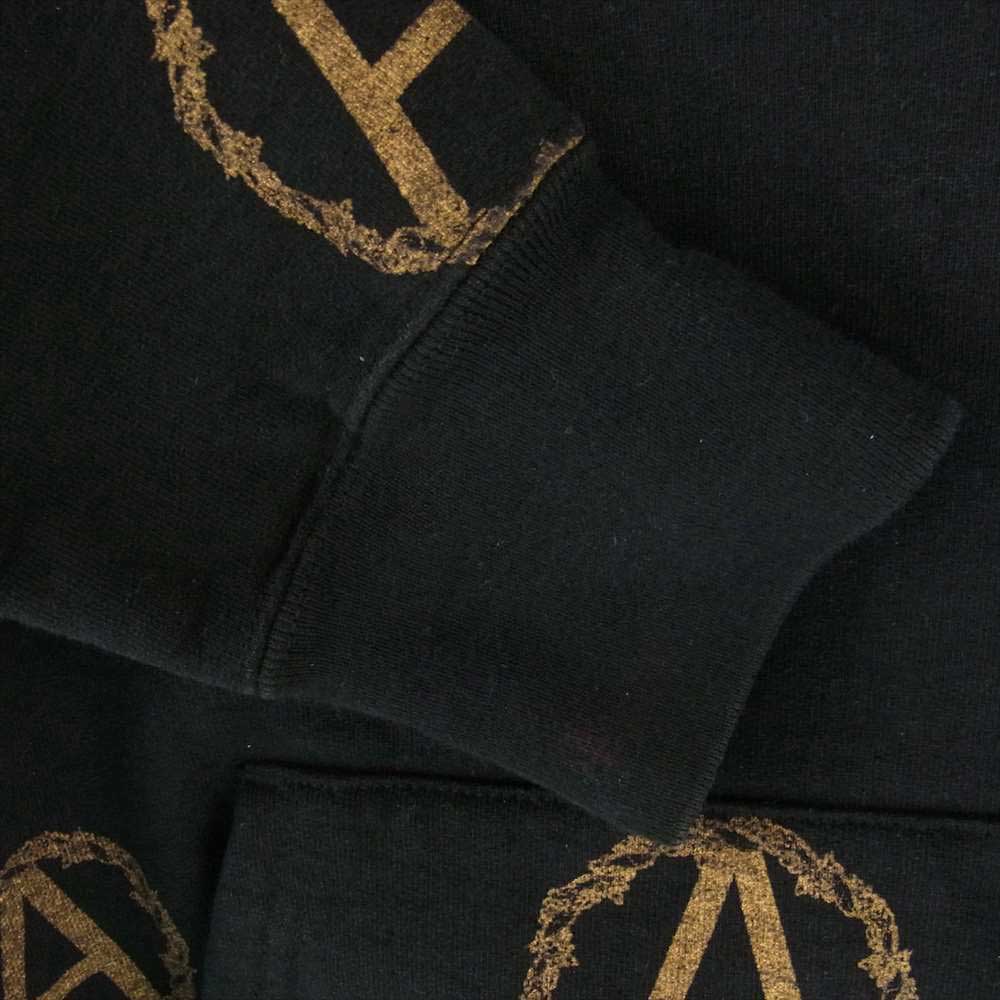 Supreme シュプリーム × UNDERCOVER アンダーカバー 16AW Anarchy Hooded Sweatshirt アナーキー フーデッド スウェット パーカー ブラック系 S【中古】