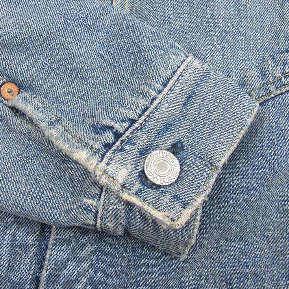Denime ドゥニーム 2nd type 裏ブランケット デニム ジャケット インディゴブルー系 S【中古】