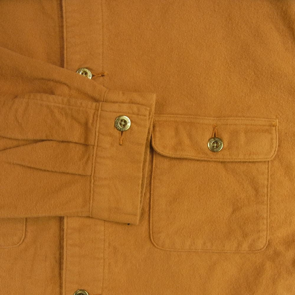 ORGUEIL オルゲイユ OR-4257 CPO Jacket コットン シャツ ジャケット 日本製 オレンジ系 40【新古品】【未使用】【中古】