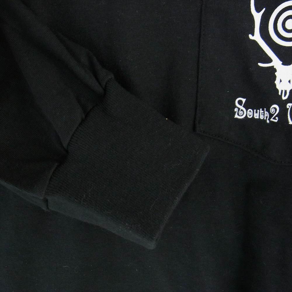 Supreme シュプリーム 21SS × SOUTH2 WEST8 2021SS L/S Pocket Tee × サウスツー ウエストエイト ロングスリーブ ポケット Tシャツ 長袖 カットソー ブラック系 M【美品】【中古】