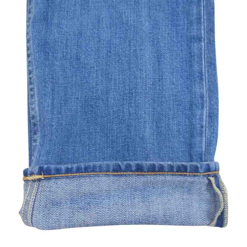 ケアレーベル slack 352 ストレッチ デニム パンツ ジーンズ インディゴブルー系 34【中古】