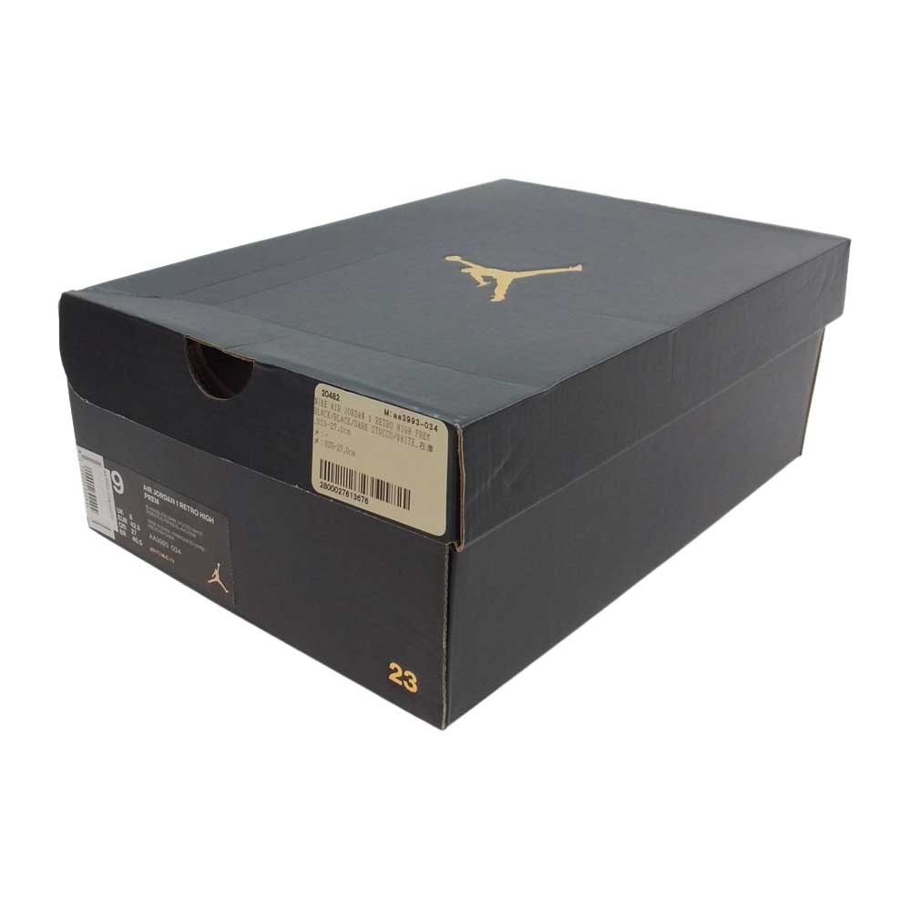 NIKE AIR JORDAN ナイキ ジョーダン AA3993-034 AIR JORDAN 1 RETRO HIGH PREMIUM SHADOW CAMO ジョーダン レトロ プレミアム シャドーカモ ハイカット スニーカー オリーブ系 27.0cm【新古品】【未使用】【中古】