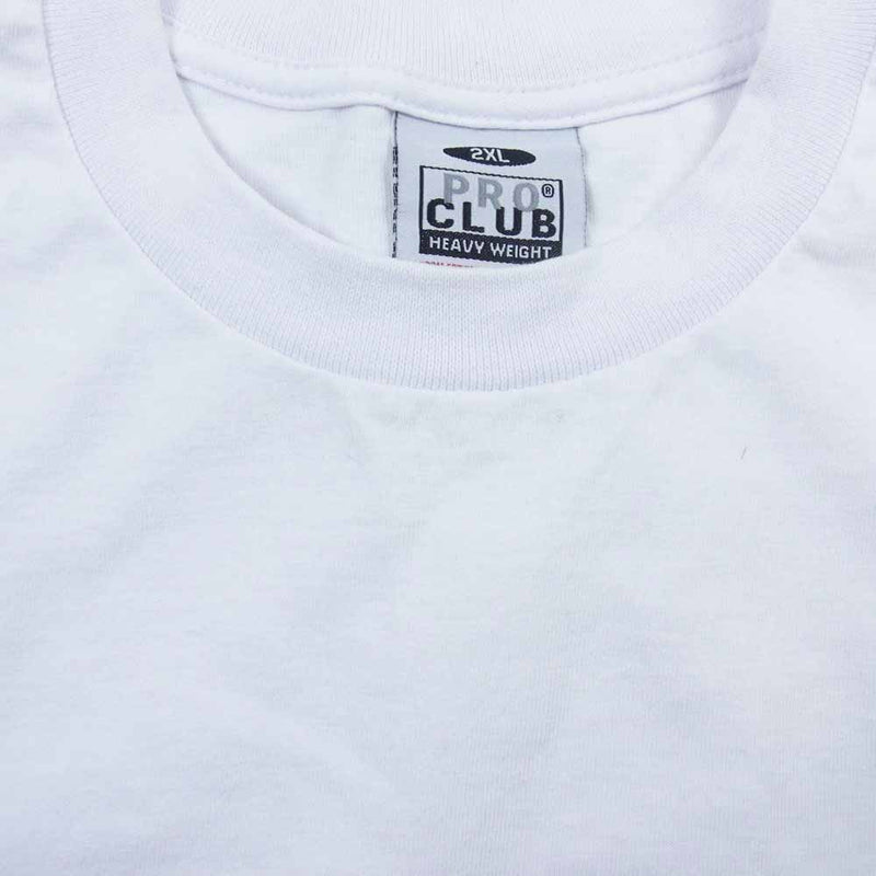PRO CLUB × The▲HC In&Out Tee ホワイト XL