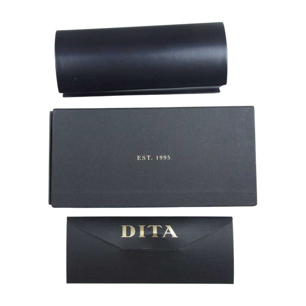 DITA ディータ DRX-2002A-49 NEW YORKER ニューヨーカー 度入り クリアレンズ アイウェア 眼鏡 サングラス ブラック系 49□20.5-145【中古】
