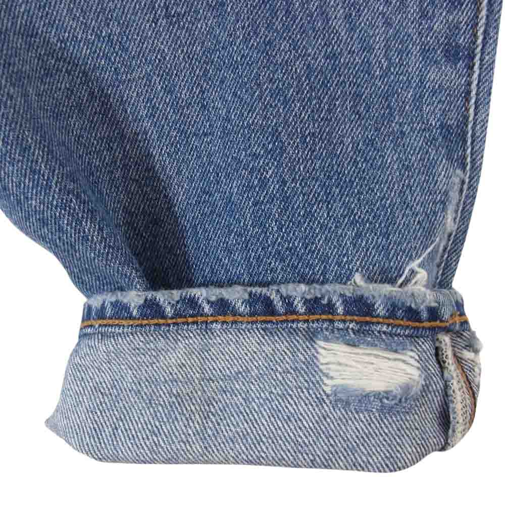 SAINT LAURENT サンローラン 419826 Y800L ニー クラッシュ加工 デニム パンツ ジーンズ インディゴブルー系 30【中古】