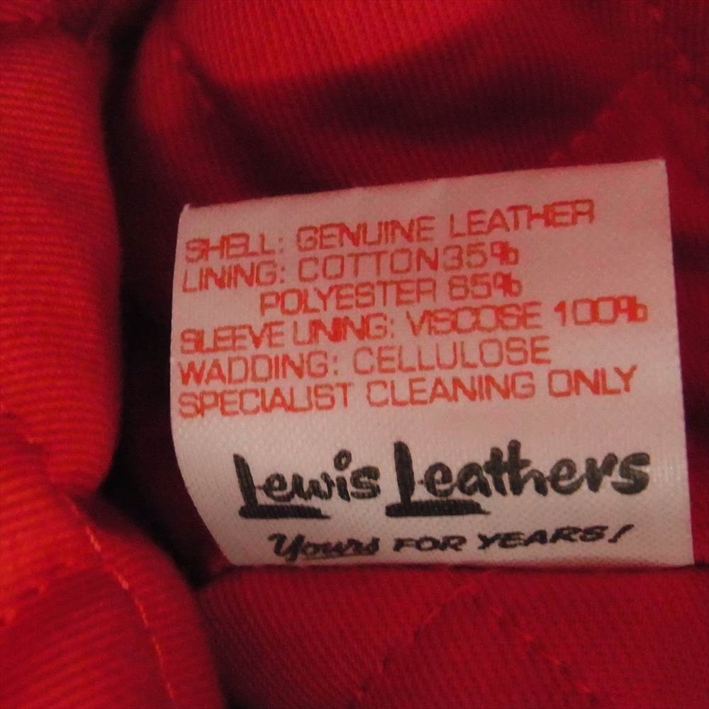 Lewis Leathers ルイスレザー CYCLONE サイクロン ダブル ライダース カウハイド レザー ジャケット ブラック系 36【中古】