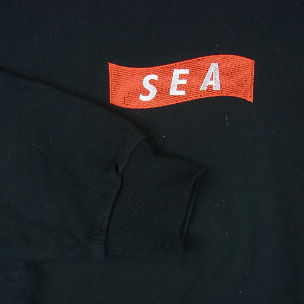 WIND AND SEA ウィンダンシー 21AW WDS-XXX-21A-07 GOD SELECTION XXX X WDS CREWNECK ゴッドセレクション ロゴ刺繍 クルーネック スウェット トレーナー ブラック系 M【中古】