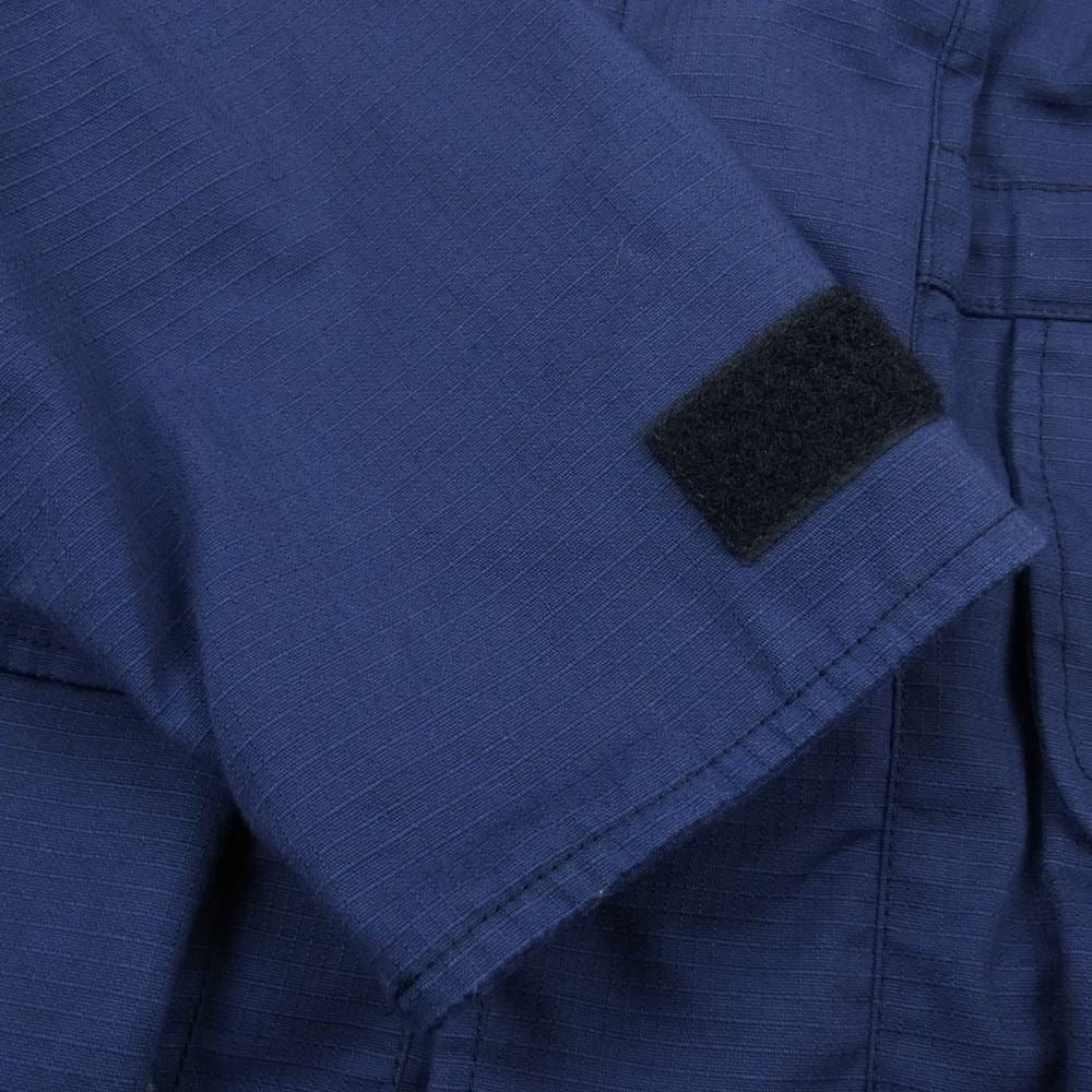 FORTIS フォルティス リップストップ ミリタリー ジャケット ネイビー系 S【中古】