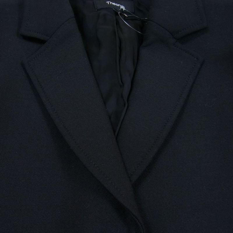 新品　人気　theoryテーラードジャケット    ブラック２サイズ
