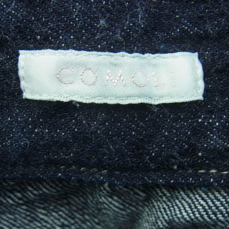 COMOLI コモリ 23SS X01-03001 デニム ベルテッド パンツ 日本製 インディゴブルー系 2【新古品】【未使用】【中古】