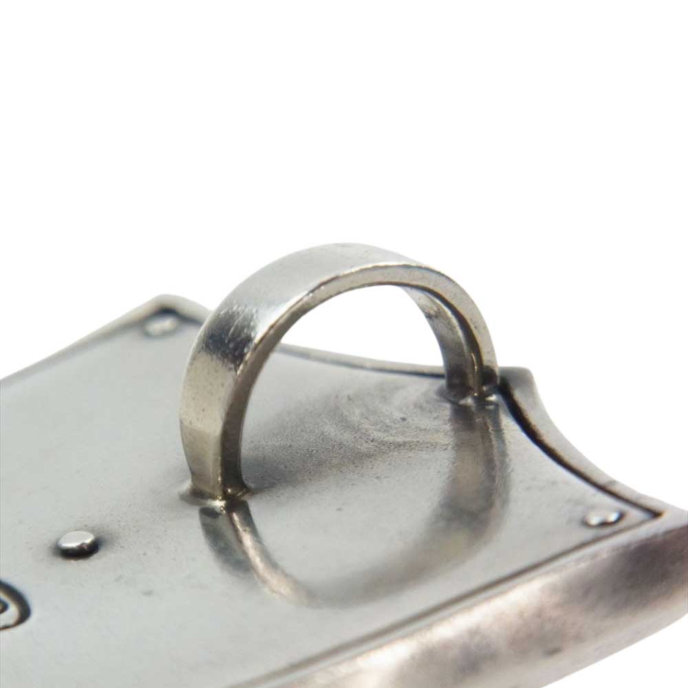 Justin Davis ジャスティンデイビス SPJ103 SHIELD PENDANT クラウン シールド ペンダントトップ シルバー系【中古】