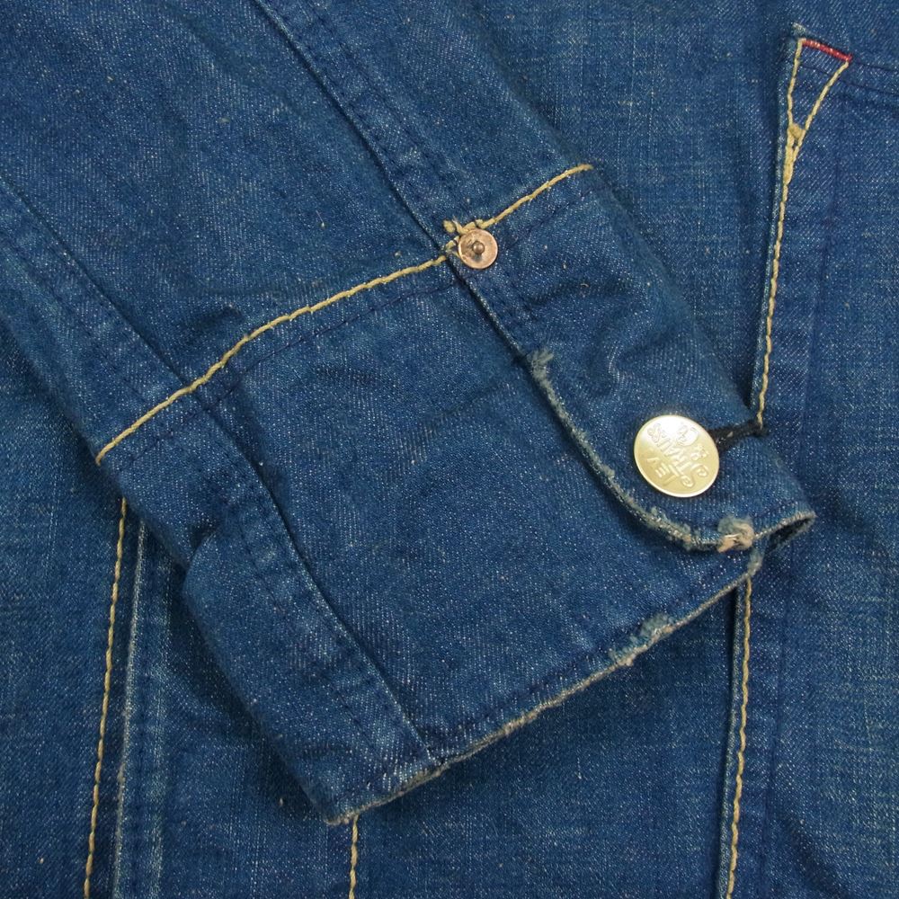 Levi's リーバイス 70800-05 Redloop デニム カバーオール インディゴブルー系 M【中古】