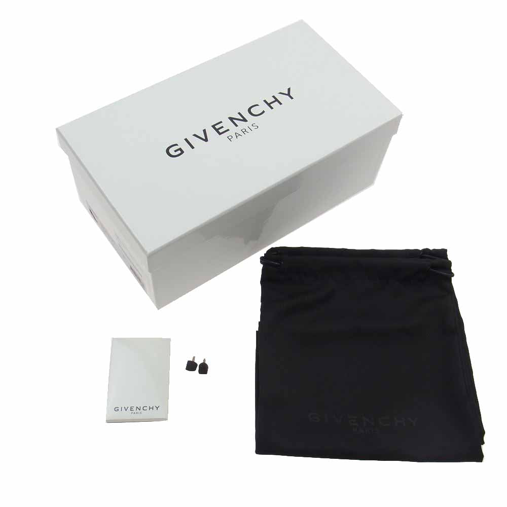 GIVENCHY ジバンシィ BA4003A005-001 UNIFORM PUMP 60 レザー パンプス ブラック系 36【新古品】【未使用】【中古】