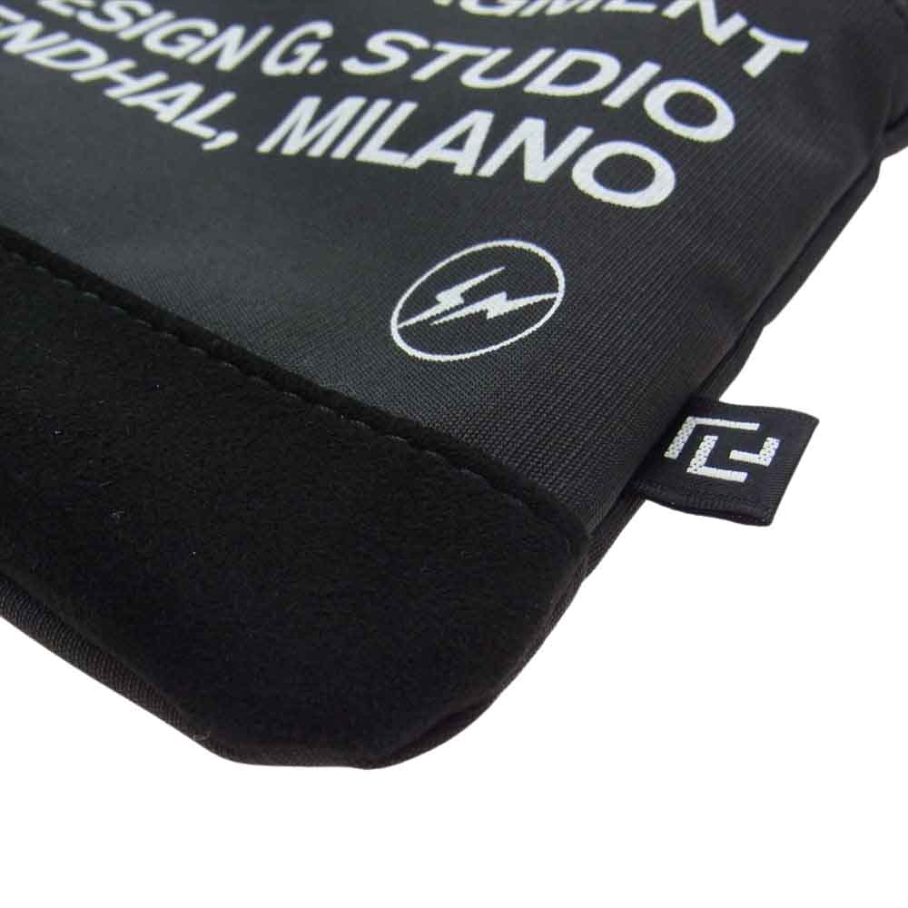 MONCLER モンクレール FRAGMENT RAMIDUS SACOCHE BAG POUCH HIROSHI FUJIWARA フラグメント ラミダス サコッシュ ショルダーバッグ ブラック系【美品】【中古】