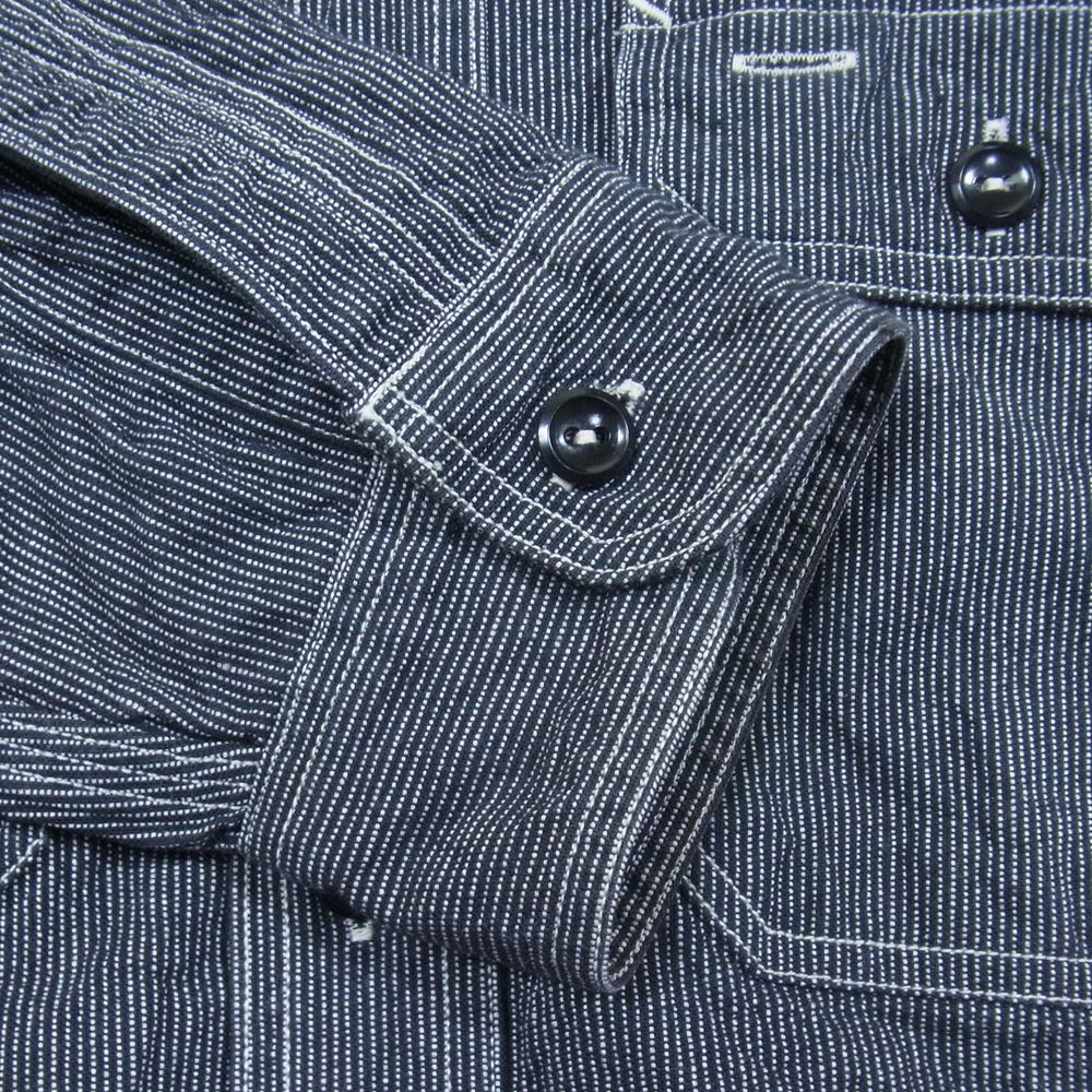 SUGAR CANE シュガーケーン SC25511 JEAN CORD WORK SHIRT ジーンコード ワーク シャツ ブラック系 S【中古】