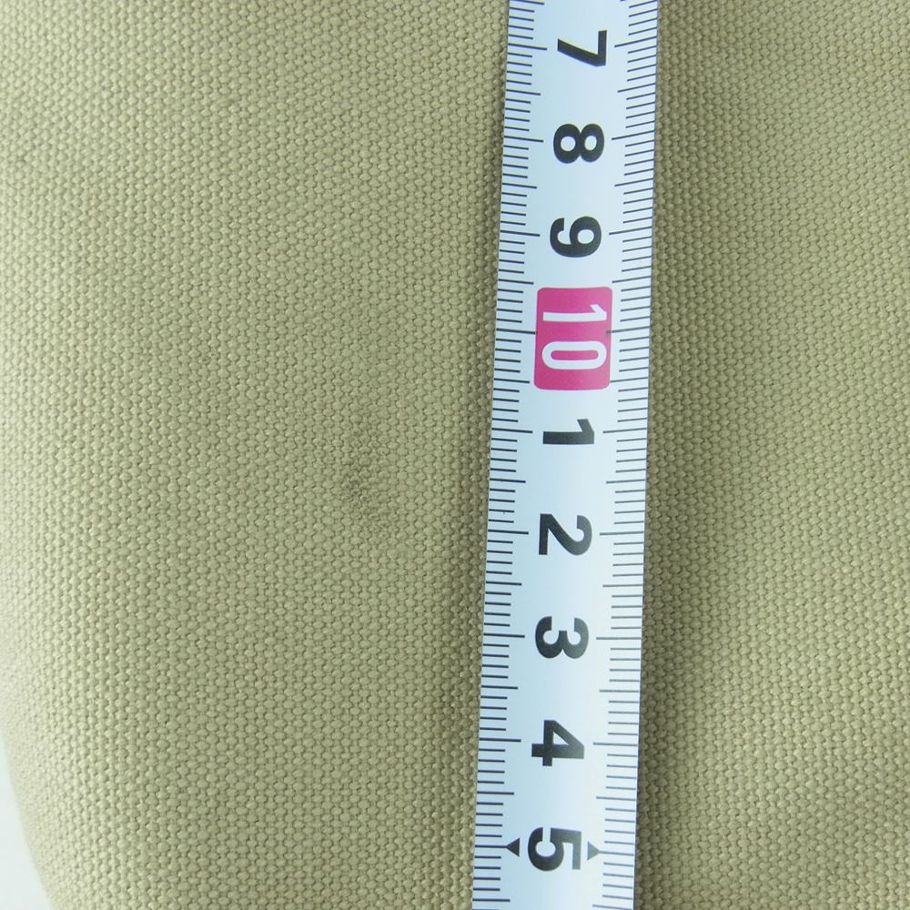 ミスモ キャンバス レザー バックパック リュック ベージュ系【中古】