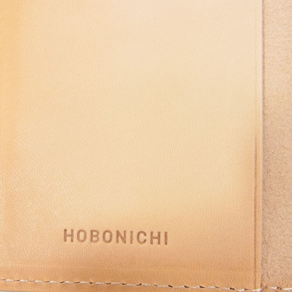 ほぼ日手帳 ヌメ革 レザー ほぼ日5年 手帳カバー ベージュ系【中古】