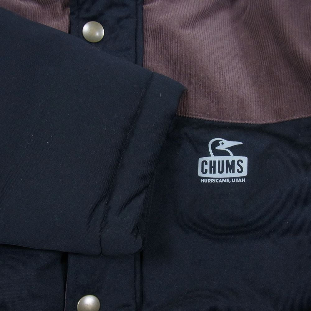 CHUMS チャムス CH04-1227 Teeshell Insulated Parka ティーシェル インサレー テッド パーカー ジャケット ブラック系 ブラウン系 XL【中古】
