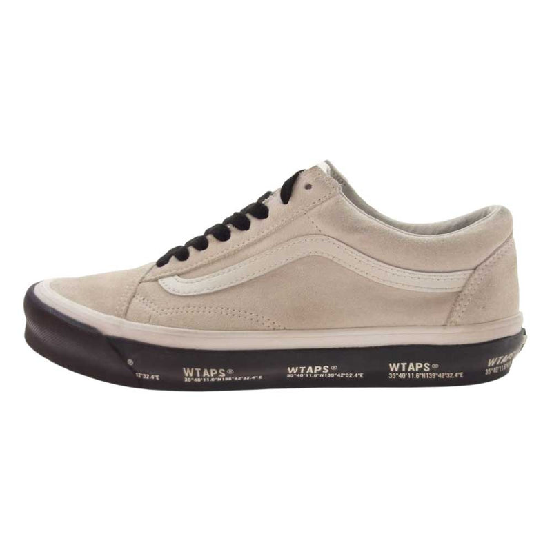 WTAPS ダブルタップス VN0A4P3X20F1 × VANS バンズ Og Old Skool Lx オールドスクール スニーカー ホワイト系 28cm【中古】