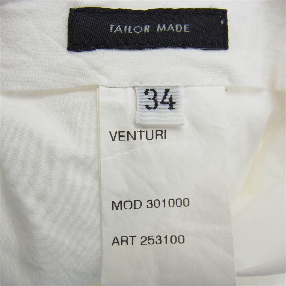 JIL SANDER ジルサンダー 301000 フルレングス ワイドストレート 1タック パンツ ホワイト系【中古】