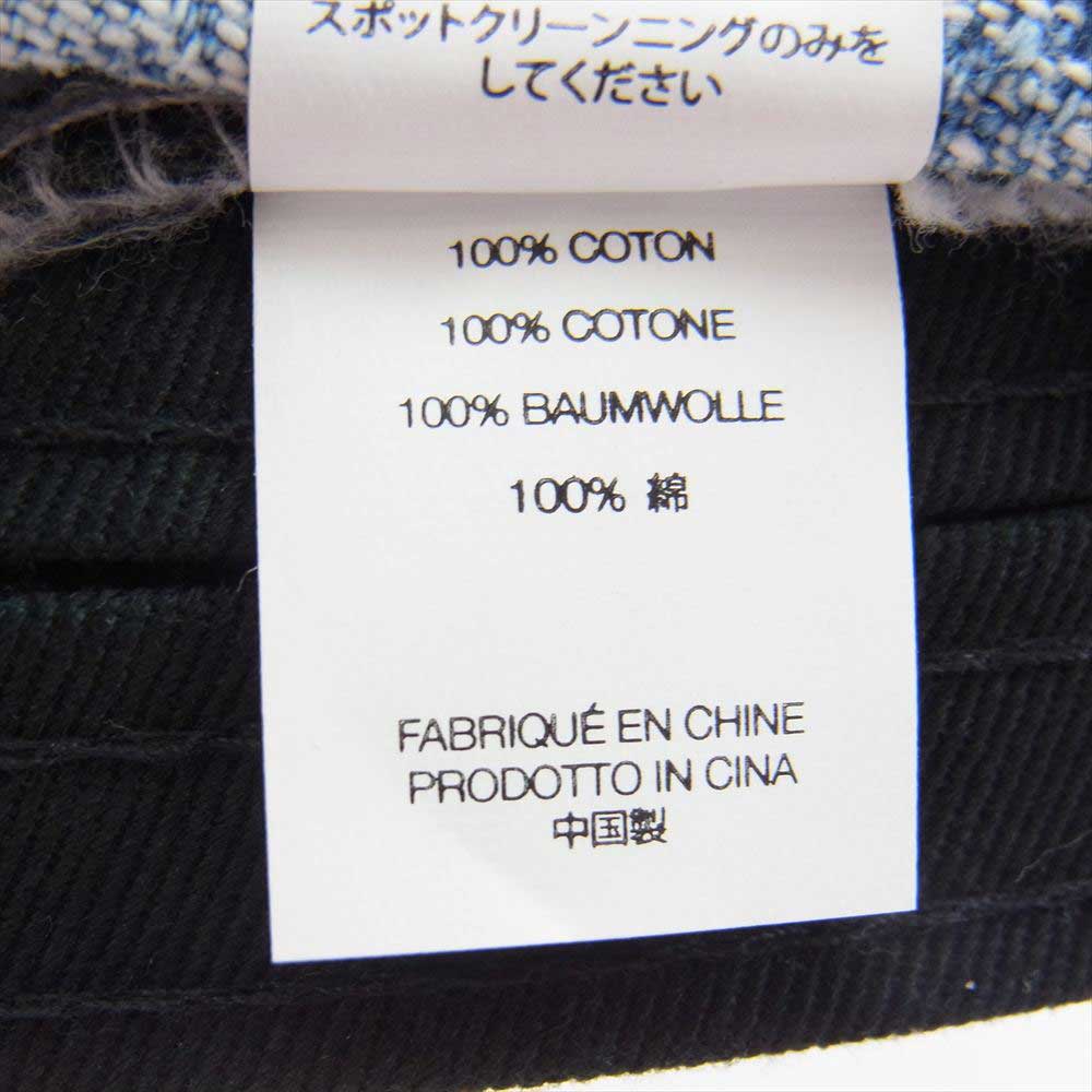 Supreme シュプリーム 21AW Circles Jacquard Denim Camp Cap サークル ジャガード デニム キャンプ キャップ インディゴブルー系【中古】