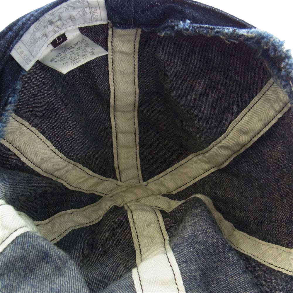 ミスターファットマン DENIM CAP デニム キャップ インディゴブルー系 L【中古】