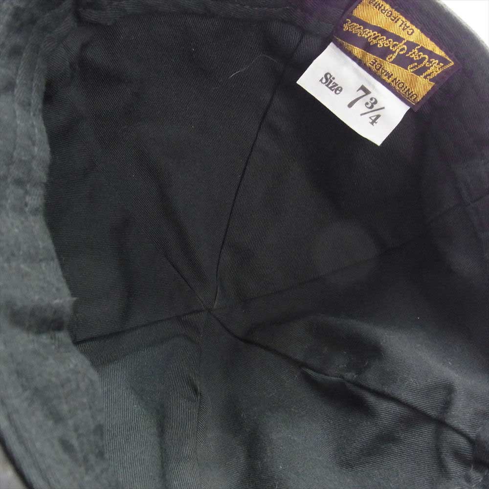 The REAL McCOY'S ザリアルマッコイズ LEATHER MECHANIC CAP レザー メカニック キャップ ブラック系 7 3/4【中古】