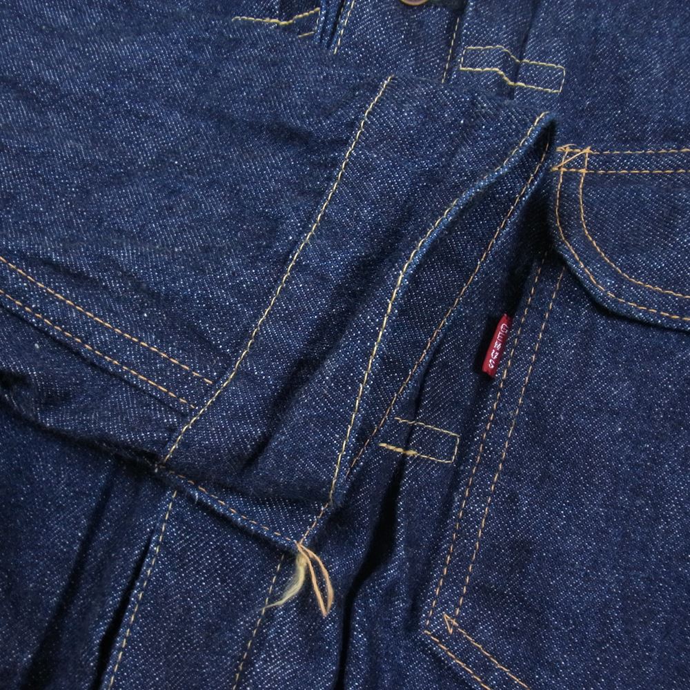 WAREHOUSE ウエアハウス 2001xx 40s 50s Copper-colored steel buttons 銅ボタンモデル 1st type デニム ジャケット インディゴブルー系 40【中古】