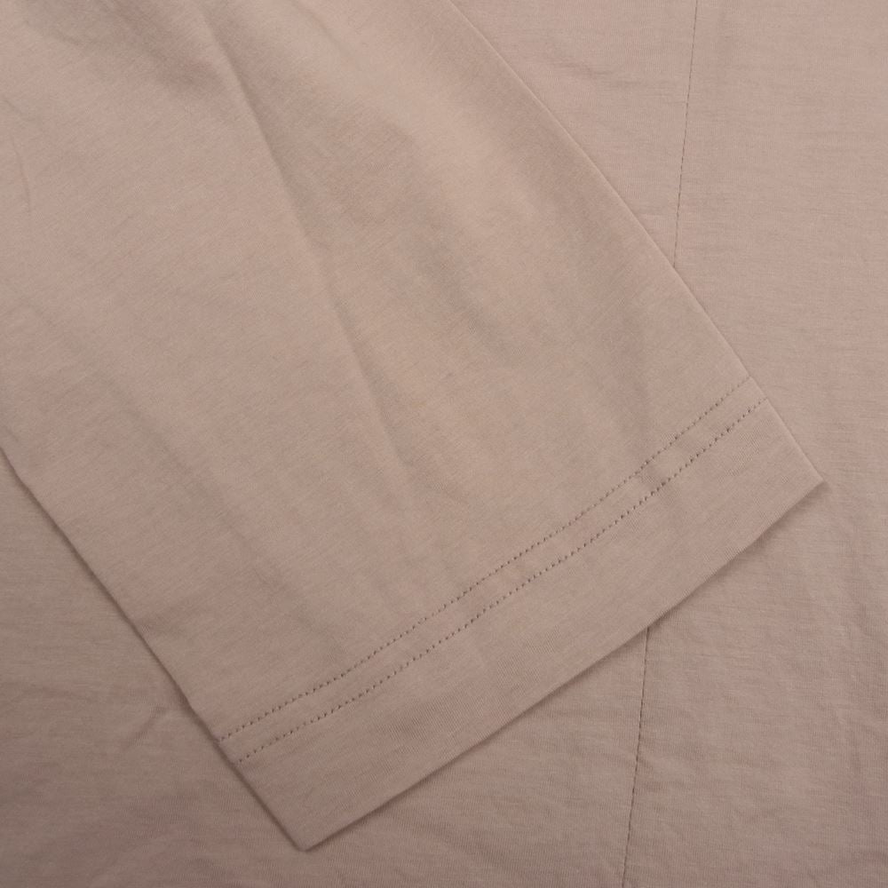 HOMME PLISSE ISSEY MIYAKE オム プリッセ イッセイミヤケ HP12JJ301 ハーフジップ カットソー Tシャツ 長袖 ベージュ系 3【中古】