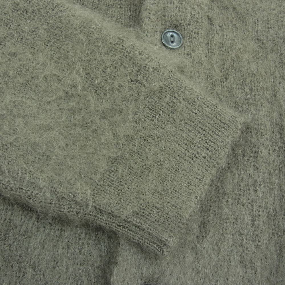 The REAL McCOY'S ザリアルマッコイズ MOHAIR CARDIGAN モヘア カーディガン ニットカーディガン グリーン系 M【美品】【中古】