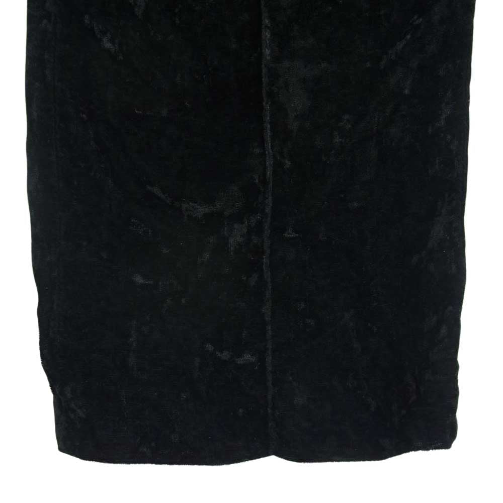 TOGA トーガ 22AW TV22-FF330 VIRILIS ビリリーズ VELVET PANTS ベルベット パンツ 日本製 ブラック系 44【中古】