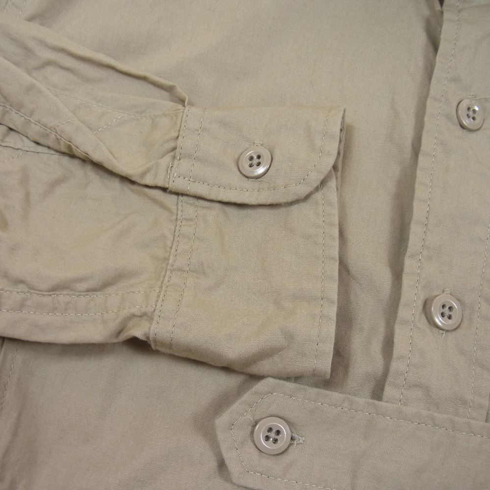 Engineered Garments エンジニアードガーメンツ JOURNAL STANDARD ジャーナルスタンダード 別注 Safari Shirt 長袖 サファリシャツ ベージュ系 S【中古】