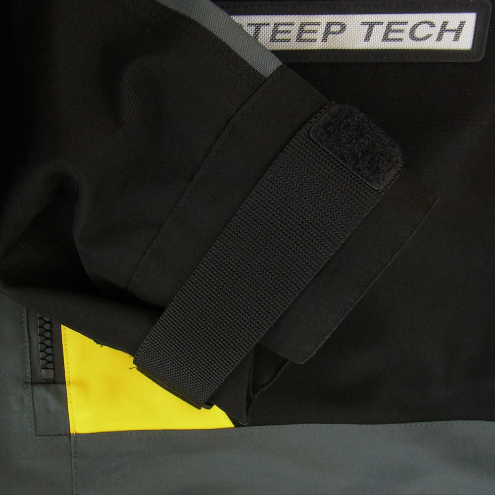 THE NORTH FACE ノースフェイス NS62007 STEEP TECH 96 APOGEE JACKET スティープテックアポジー ジップアップマウンテン ジャケット グレー系 イエロー系 L【中古】