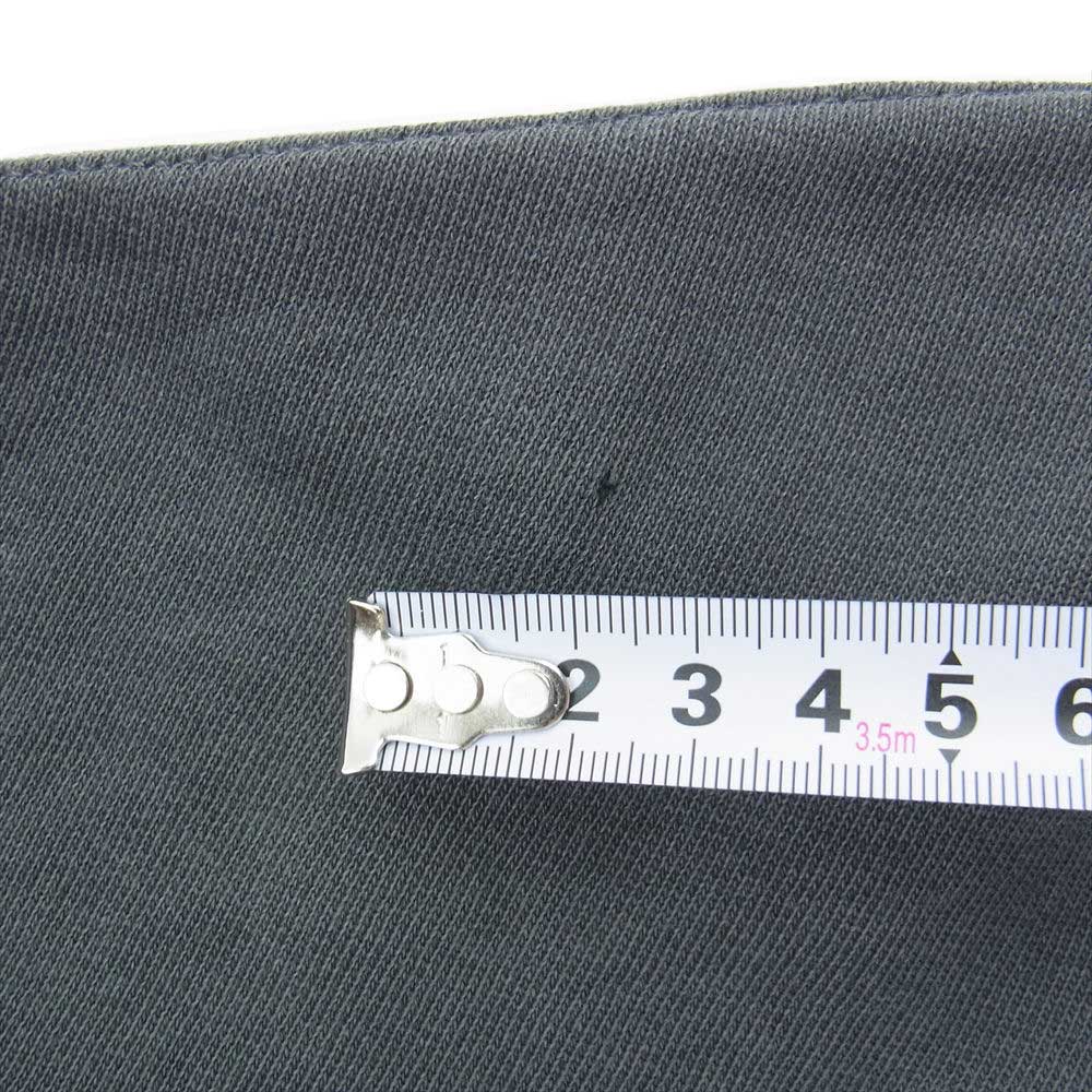BALENCIAGA バレンシアガ 652981 TKVE4 This Is Not Sweatshirt モックネック USED加工 オーバーサイズ スウェット チャコール系 XS【中古】