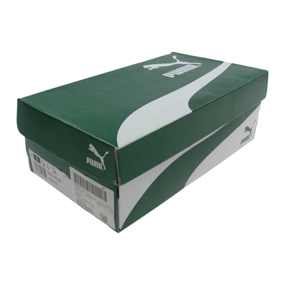 PUMA プーマ 374915-33 SUEDE CLASSIC XXI スウェード クラシック ローカット スニーカー レッド系 ブラック系 ブルー系 24.0cm【新古品】【未使用】【中古】