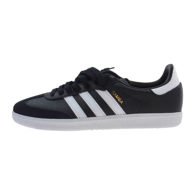 adidas アディダス HQ7034 SAMBA TEAM サンバチーム ローカット スニーカー ブラック系 ホワイト系  28.5cm【新古品】【未使用】【中古】