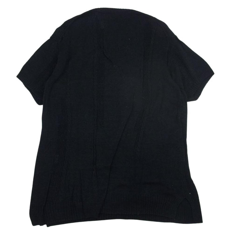 【美品】Yohji Yamamoto ヨウジヤマモト 半袖ニットTシャツ 3