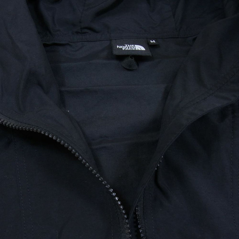 THE NORTH FACE ノースフェイス NP71830 Compact Jacket コンパクト ジャケット ナイロン マウンテン パーカ  ブラック系 M【中古】