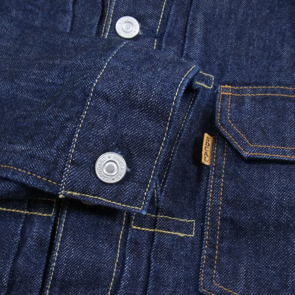 STANDARD CALIFORNIA スタンダードカリフォルニア S996 1st Type デニム ジャケット インディゴブルー系 38【美品】【中古】