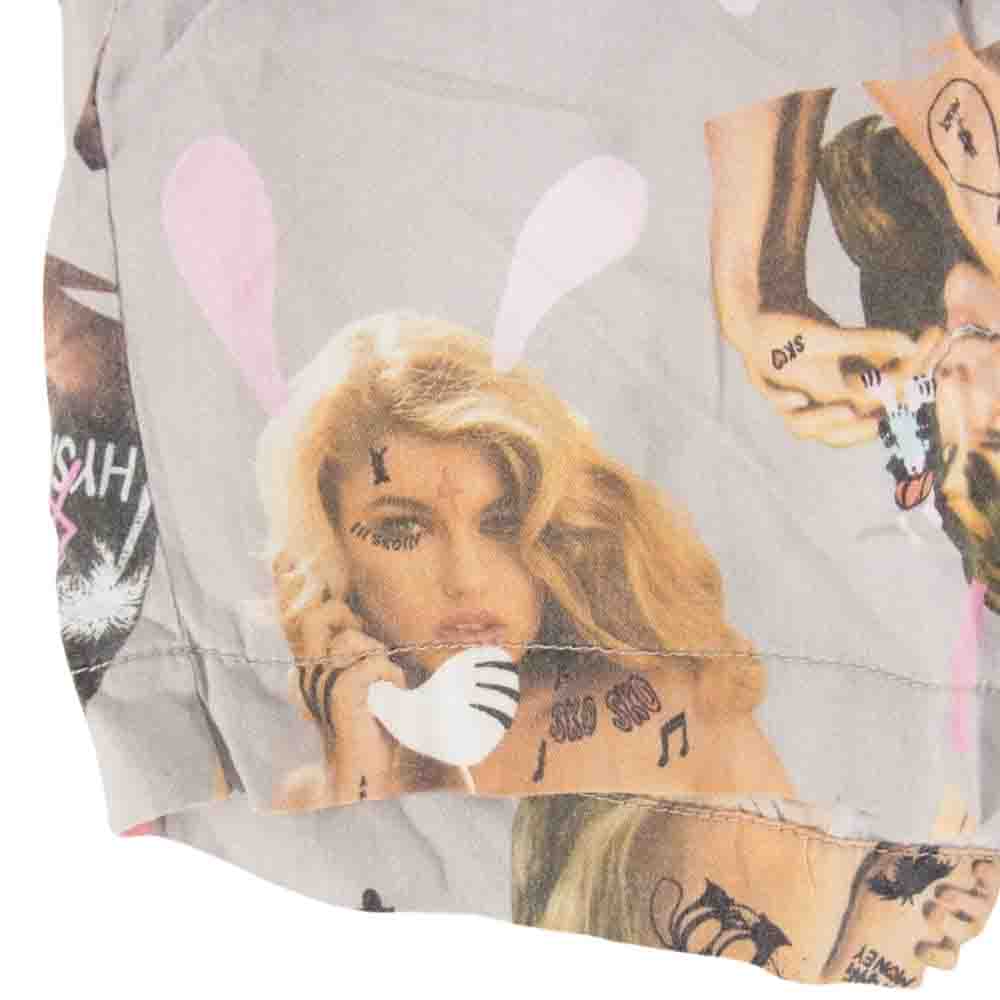 HYSTERIC GLAMOUR ヒステリックグラマー 02182AM06 × SKOLOT HYSKORIC GIRLS 総柄 ガール ショーツ マルチカラー系 S【中古】