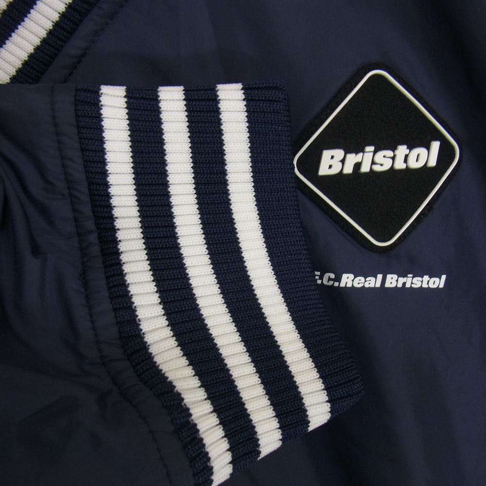 F.C.R.B. エフシーアールビー FCRB-WDS-22S-02 WIND AND SEA BRISTOL SEA NYLON V-NECK PISTE ウィンダンシー Vネック ナイロン プルオーバー ジャケット ネイビー系 S【中古】