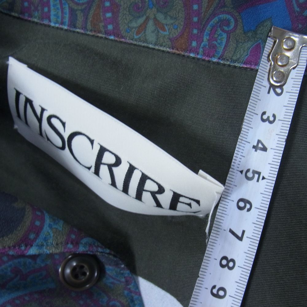 アンスクリア 21AW I21AW-SH58A ペイズリー柄 オープンカラーシャツ マルチカラー系 36【中古】