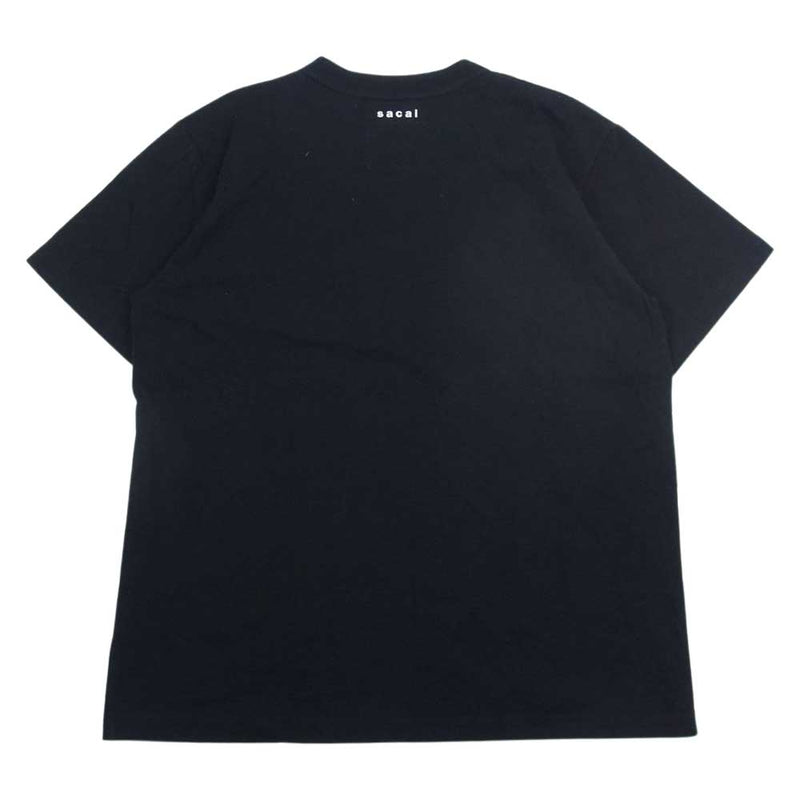 Sacai サカイ 21SS 21-0288S KAWS カウズ Flock Print T-Shirt ...