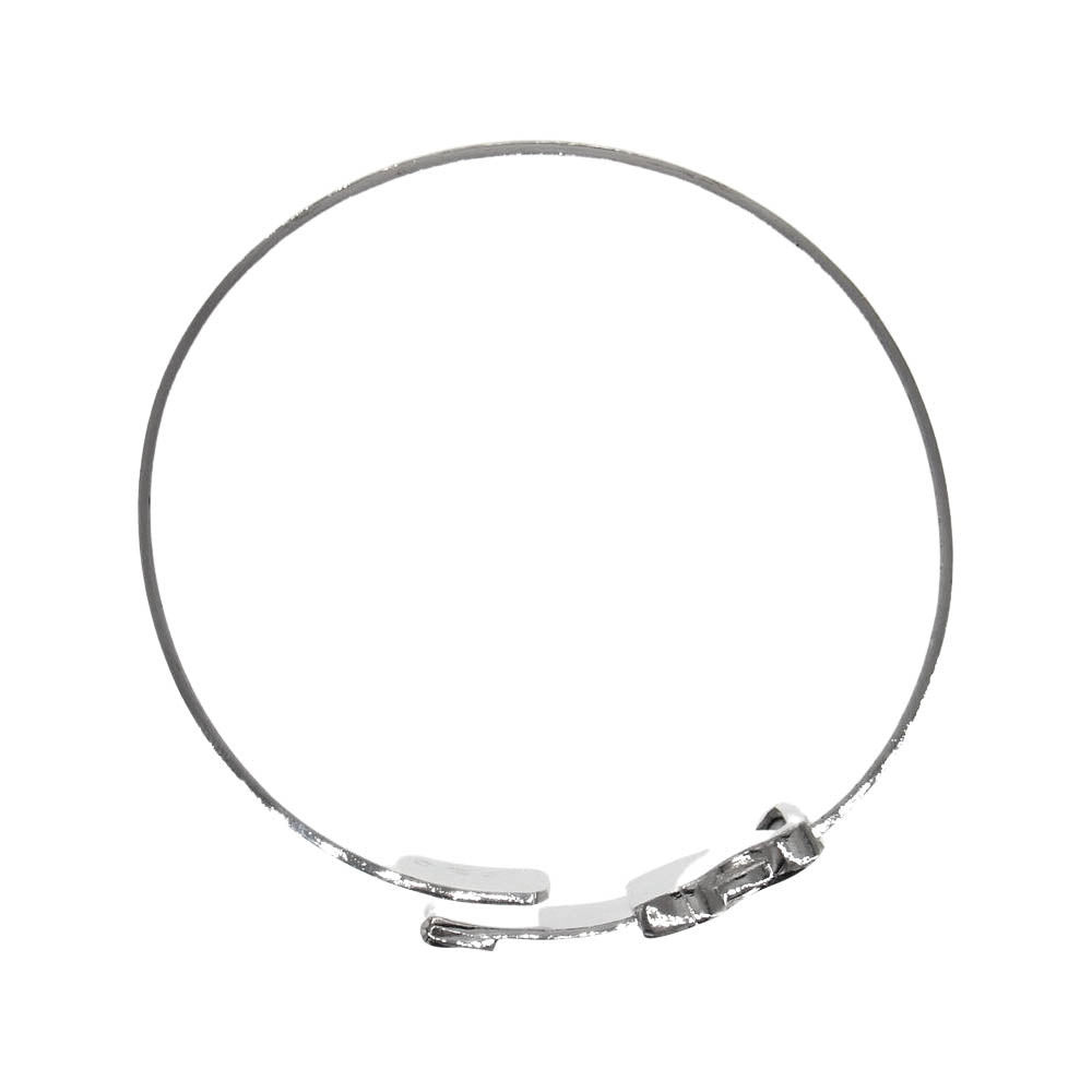 Sacai サカイ 21SS 21-0198S LOVE OVER RULES ラブオーバー バングル シルバーカラー シルバー系【中古】