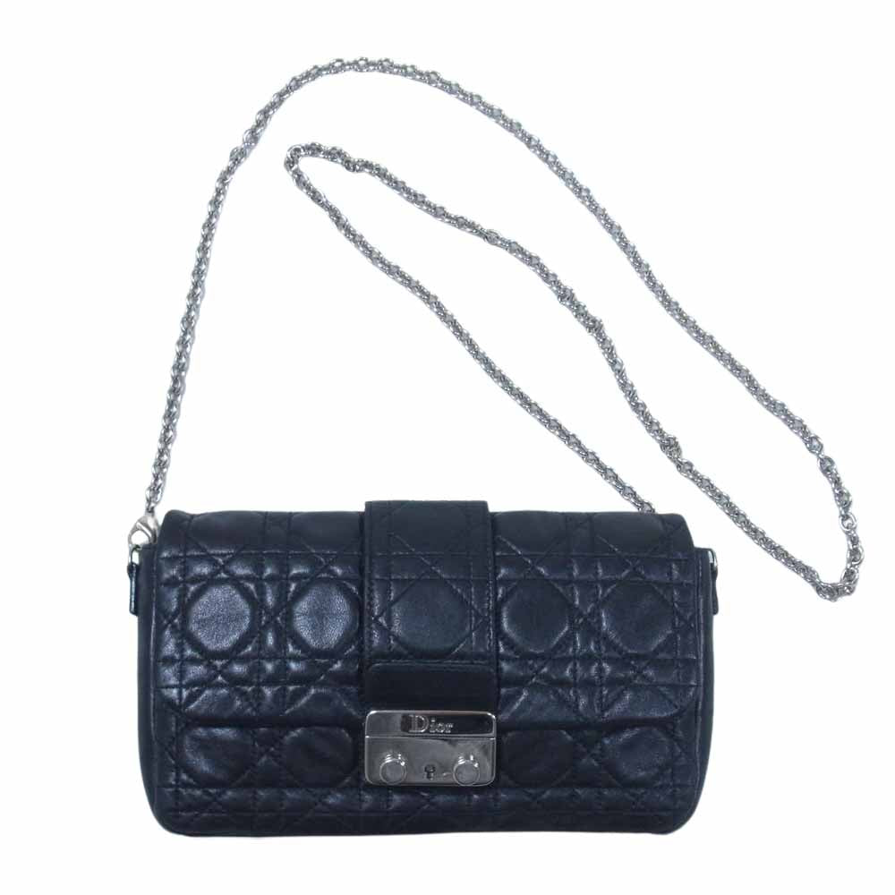 Dior ディオール カナージュ チェーン ショルダーバッグ ブラック系