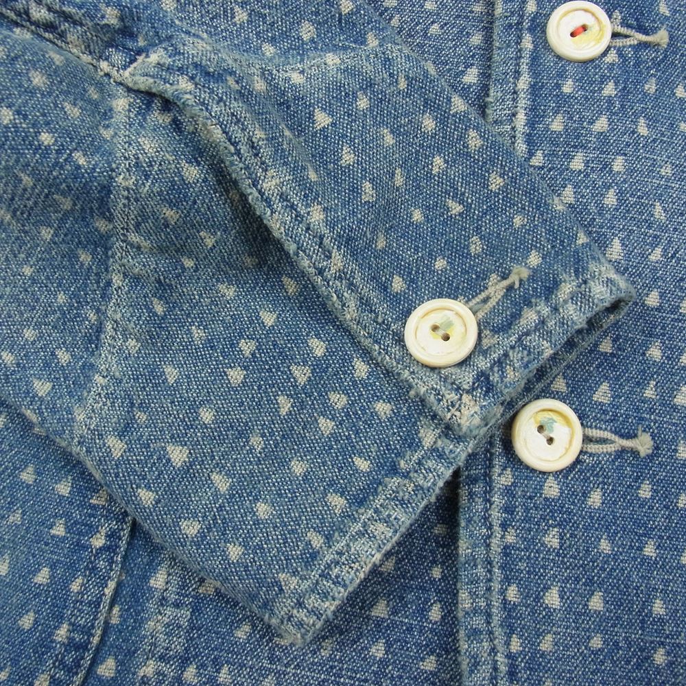 PORTER CLASSIC ポータークラシック AFRICAN COTTON JACKET アフリカン コットン ジャケット インディゴブルー系 2【中古】