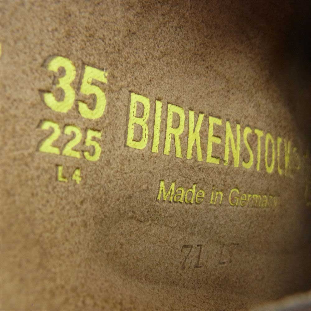 BIRKENSTOCK ビルケンシュトック BOSTON ボストン スエード レザー シューズ ブラウン系 22.5cm【中古】