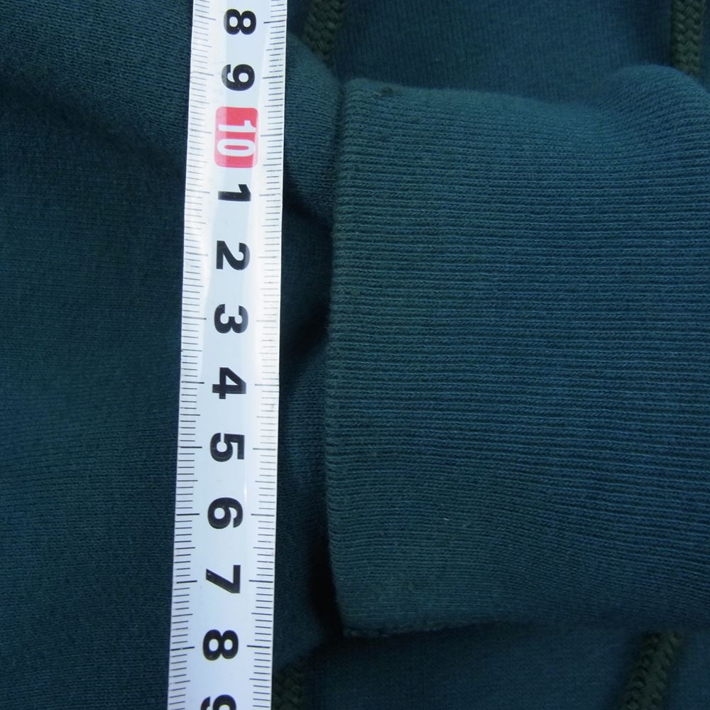 CALEE キャリー 20AW cl-20aw036 Pullover parka ネーム プルオーバー パーカー エメラルドグリーン系 L【中古】
