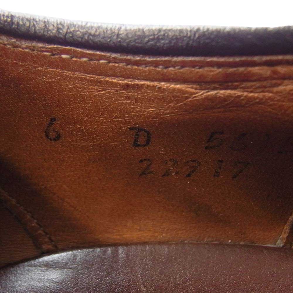 ALLEN EDMONDS アレンエドモンズ Park Avenue パークアベニュー ストレートチップ シューズ ブラック系 6D【中古】