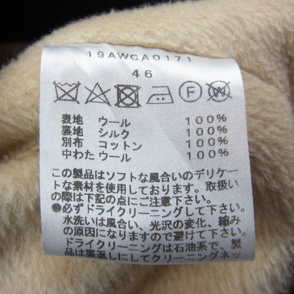 カンタータ 19AW 19AWCA0171 Fishing Vest 異素材切替 ウール フリース フィッシング ベスト ネイビー系 46【中古】